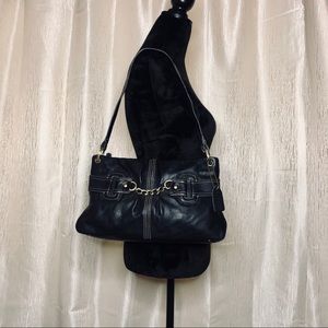 Anne Klein Genuine Leather Shoulder Bag